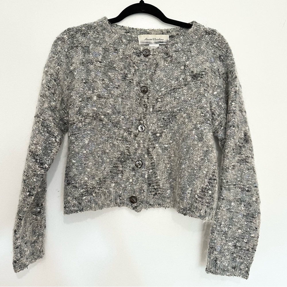 Marisa Christina wool blend cardigan button down size medium